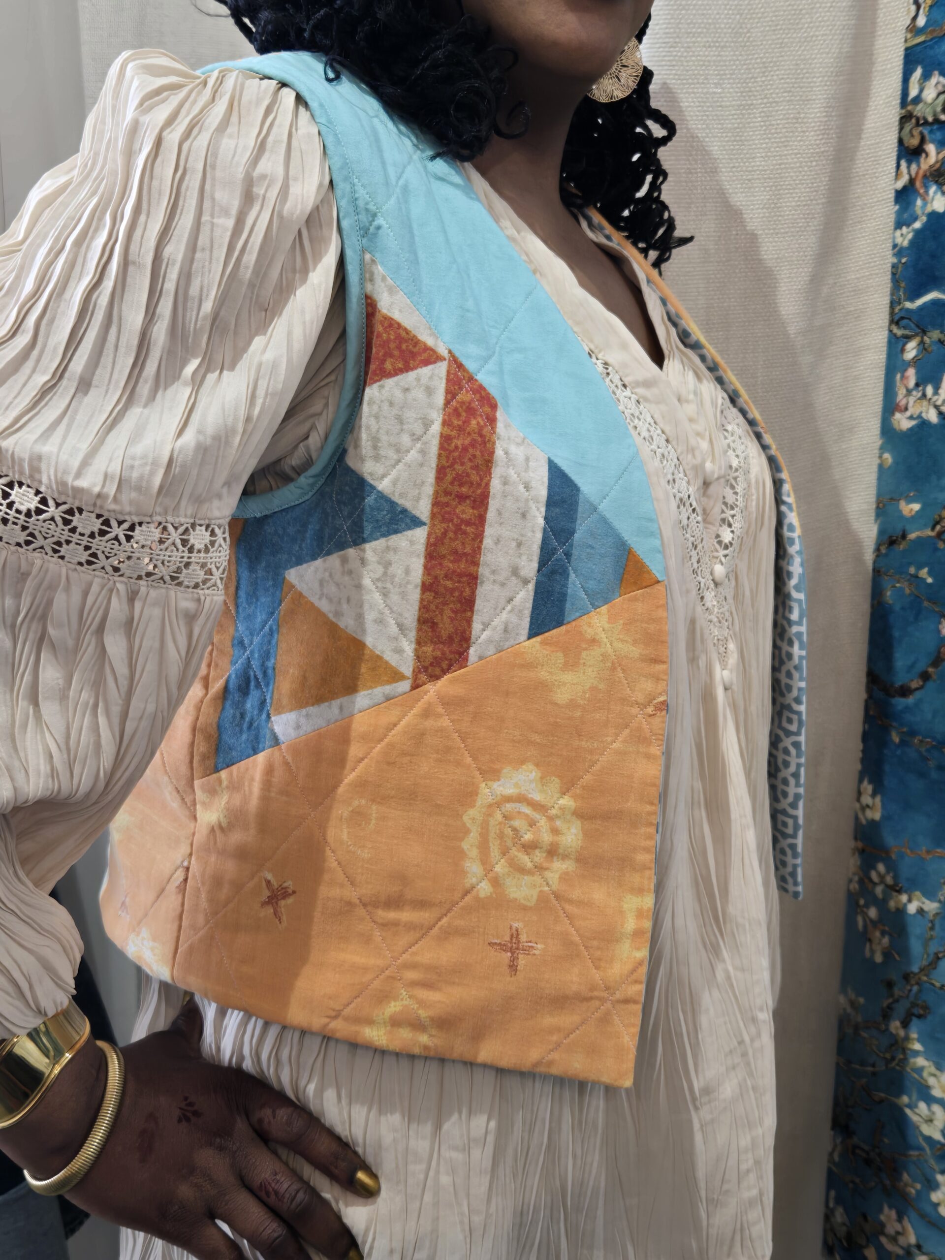 La Textilerie Couture gilet patchwork matelassé cours couture cycle