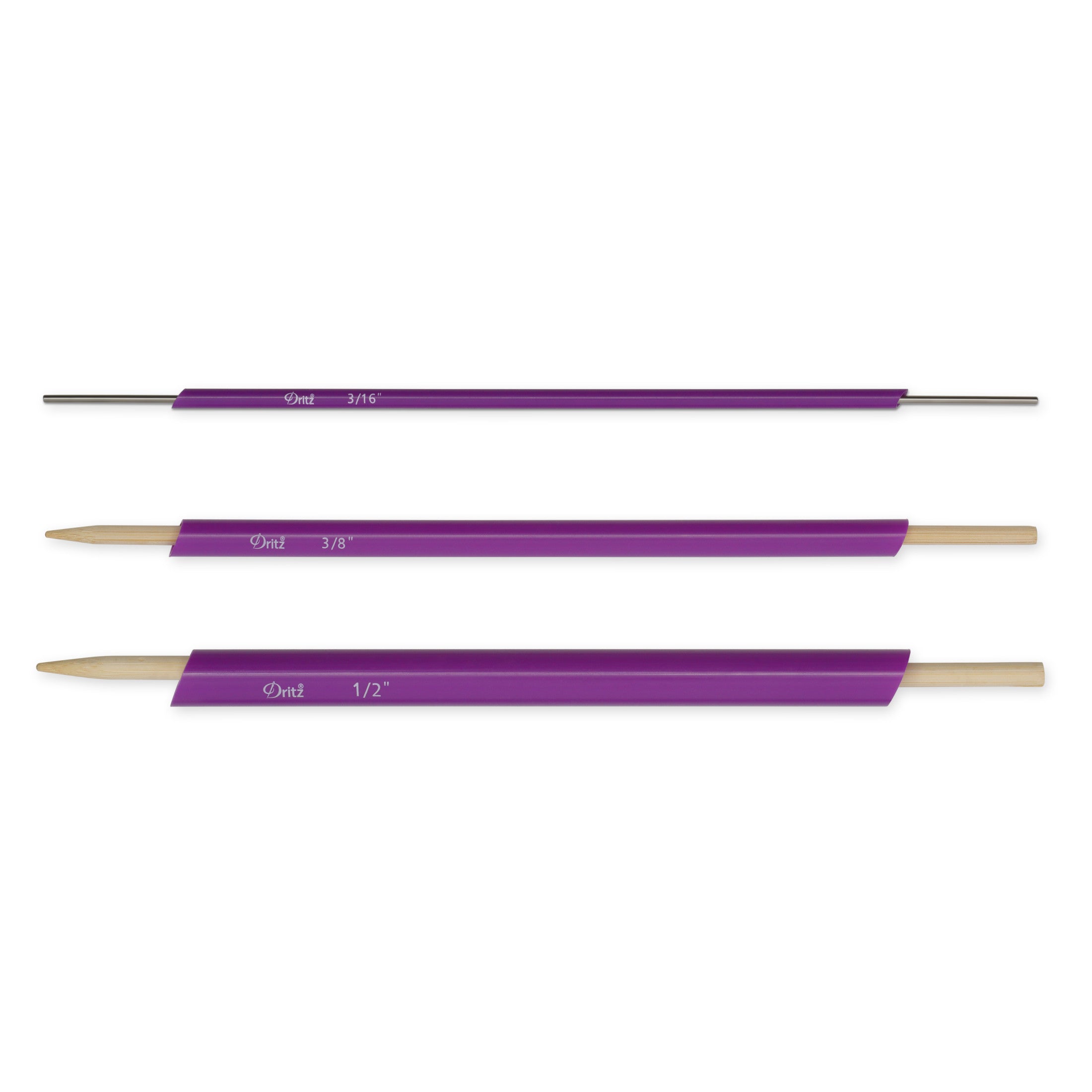 Dritz 796 retourne-biais tube tissu 3 tailles bois