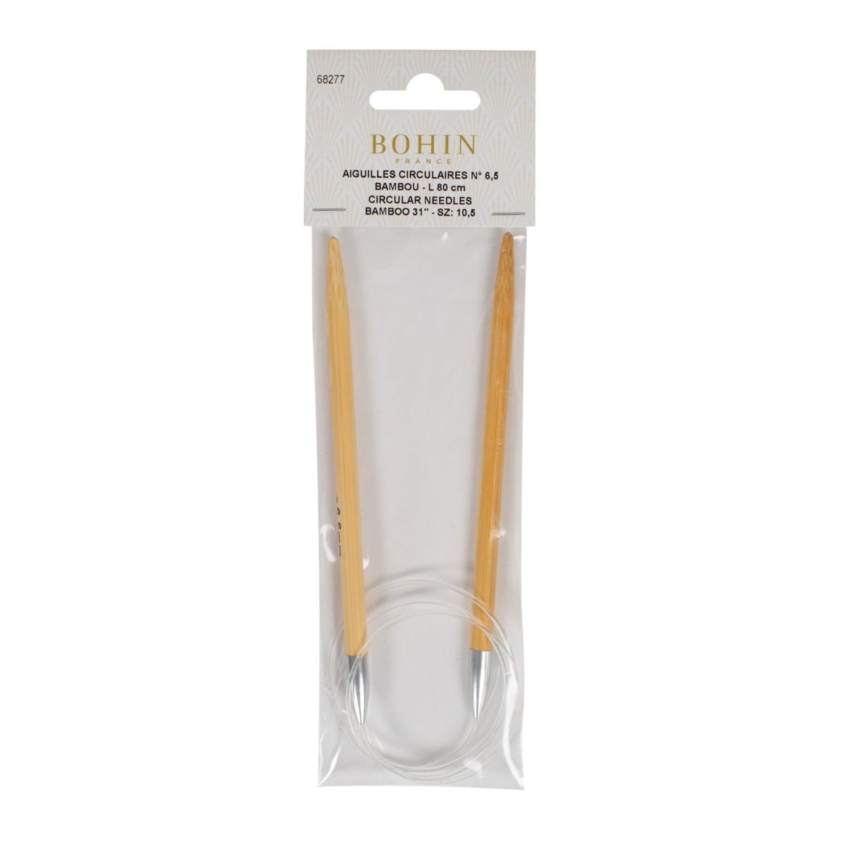 Bohin aiguilles circulaires bambou 80 cm n°5