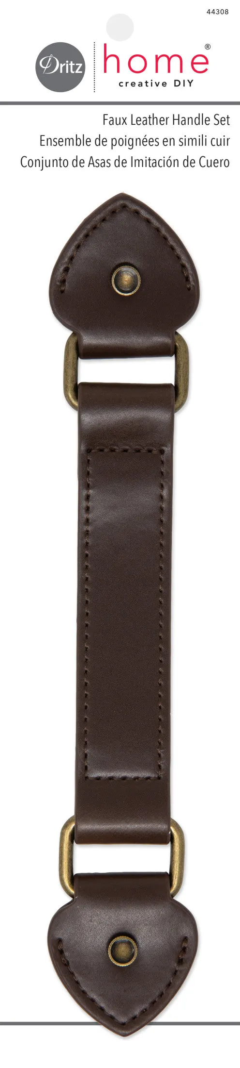 Dritz Fasteners poignée simili cuir marron vis Chicago