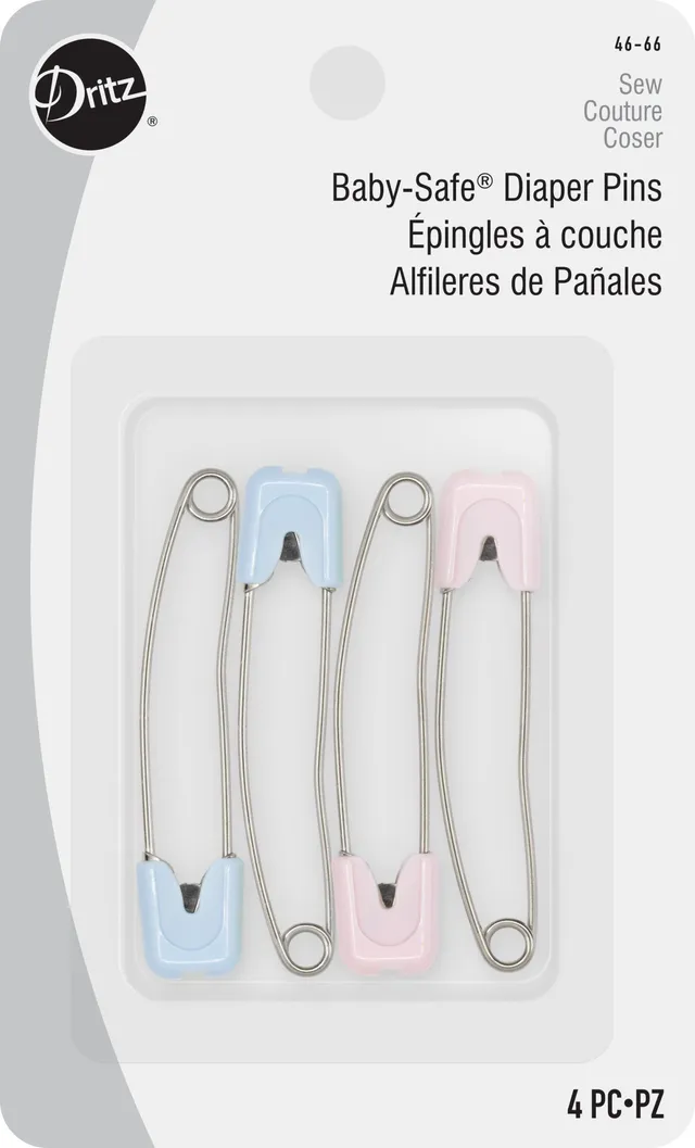 Dritz 46-66 epingle a nourrice bebe couleurs lot 4