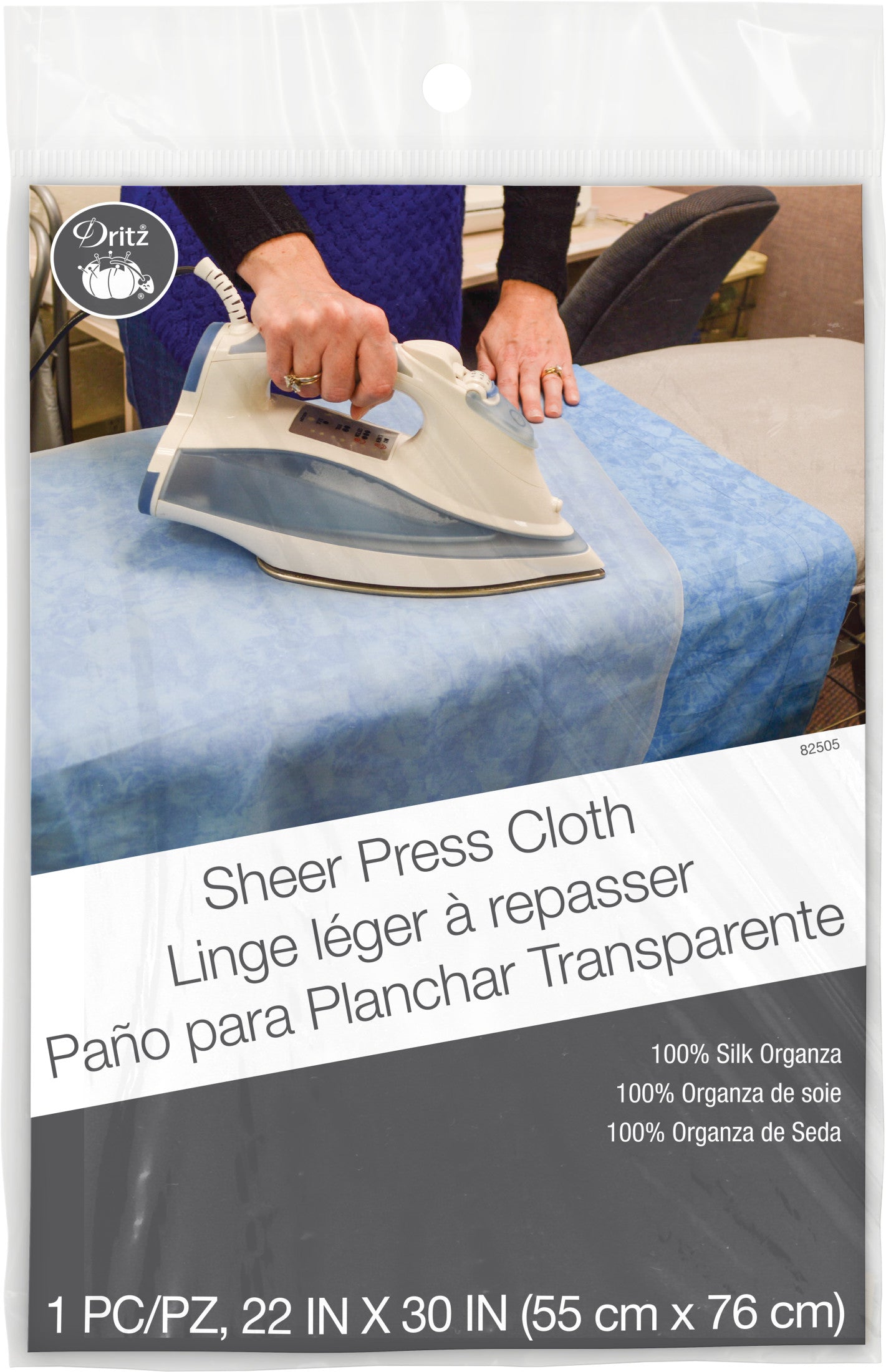 Dritz Clothing Care 82505 pattemouille soie organza transparent