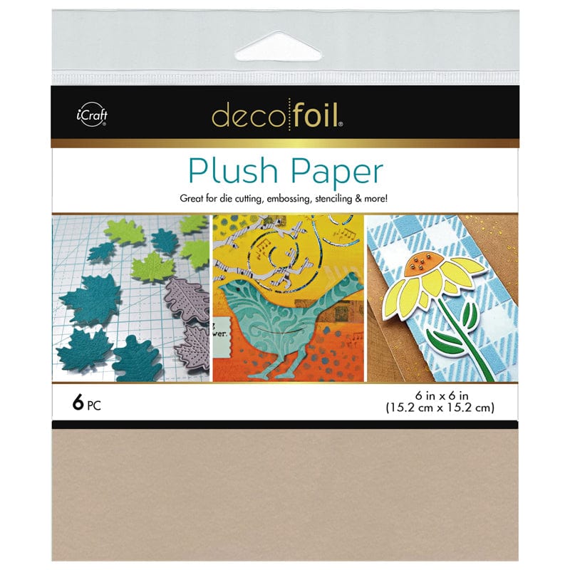 HeatnBond Deco Foil Plush Soft Stone papier flock 6 feuilles