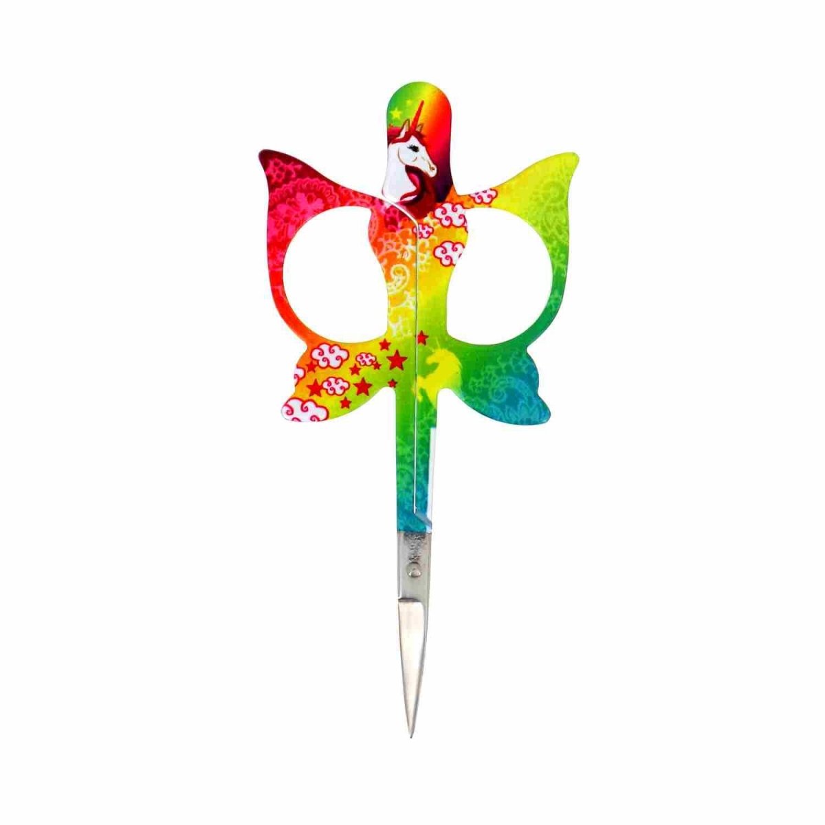 Bohin Coupe Ciseaux broderie Licorne arc-en-ciel 10 cm fils