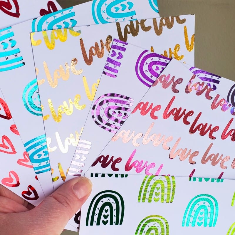 Deco Foil I Want It All feuilles transfert 40 motifs harmony