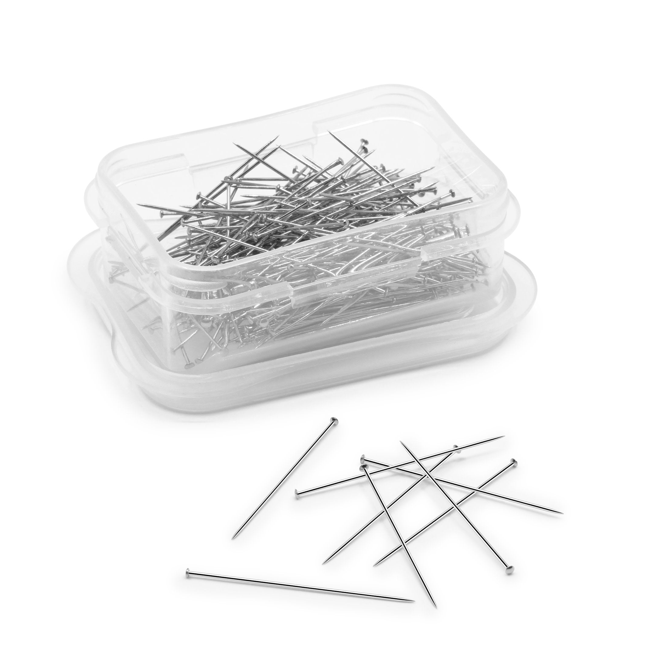 Dritz 110 épingles fines nickel 250 pièces tissu fin