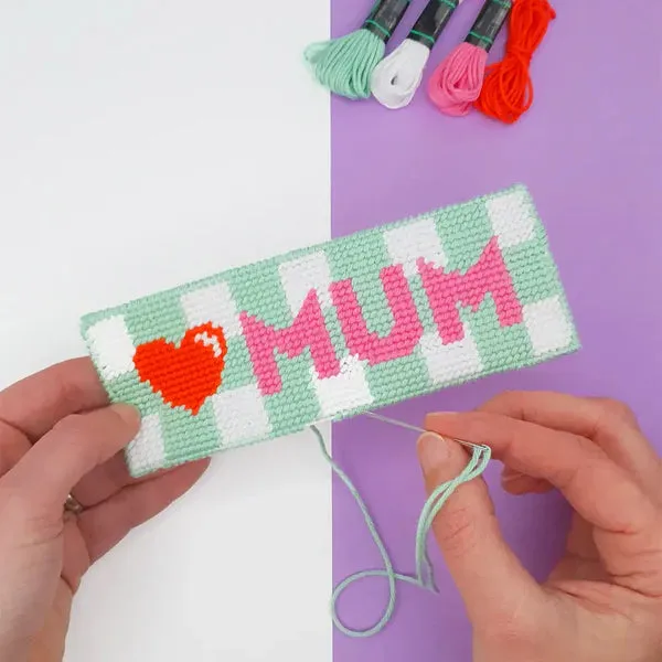 Fukuri Love Mum kit canevas marque-page débutant