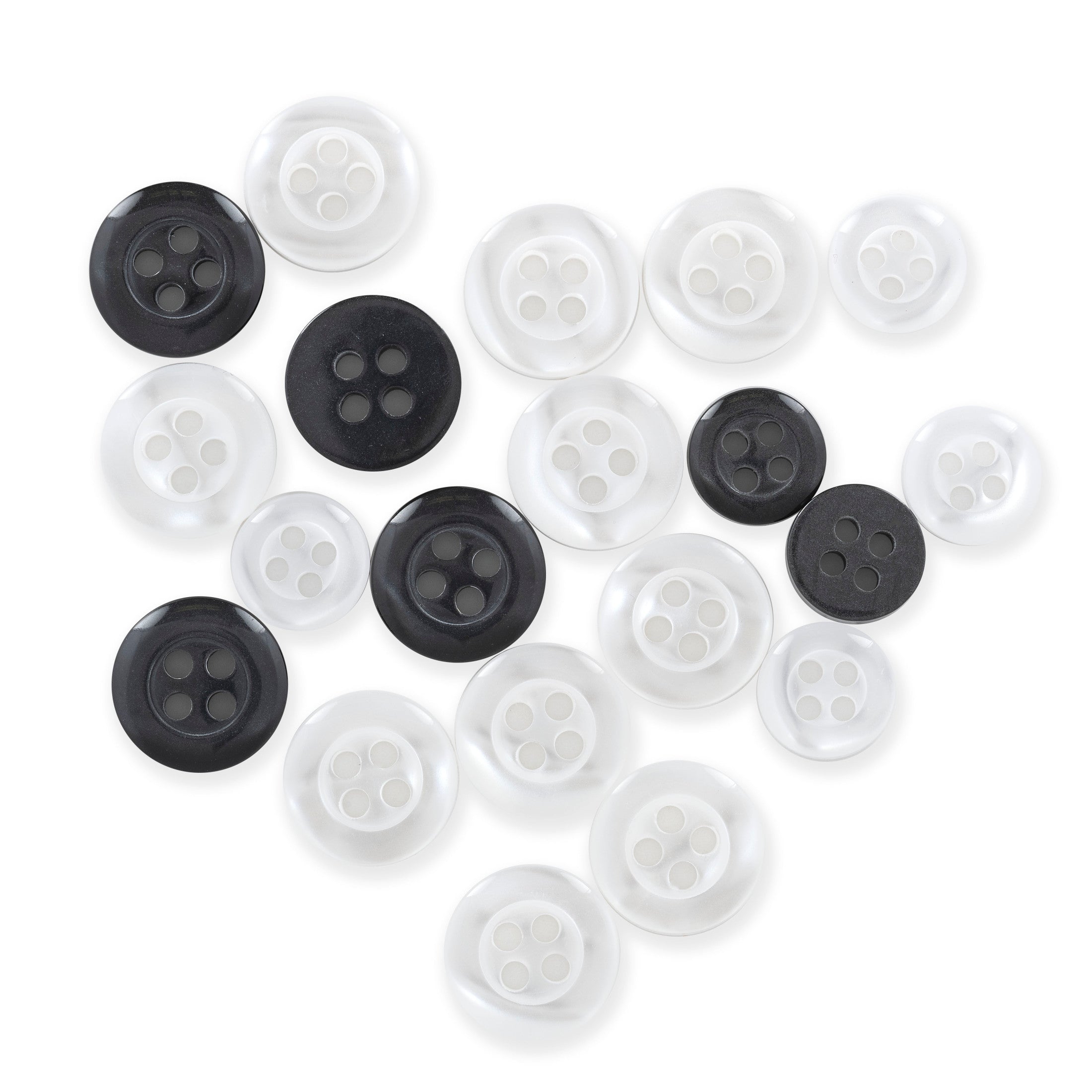 Dritz 25566 boutons chemise assortis 9 et 11 mm 20 pc