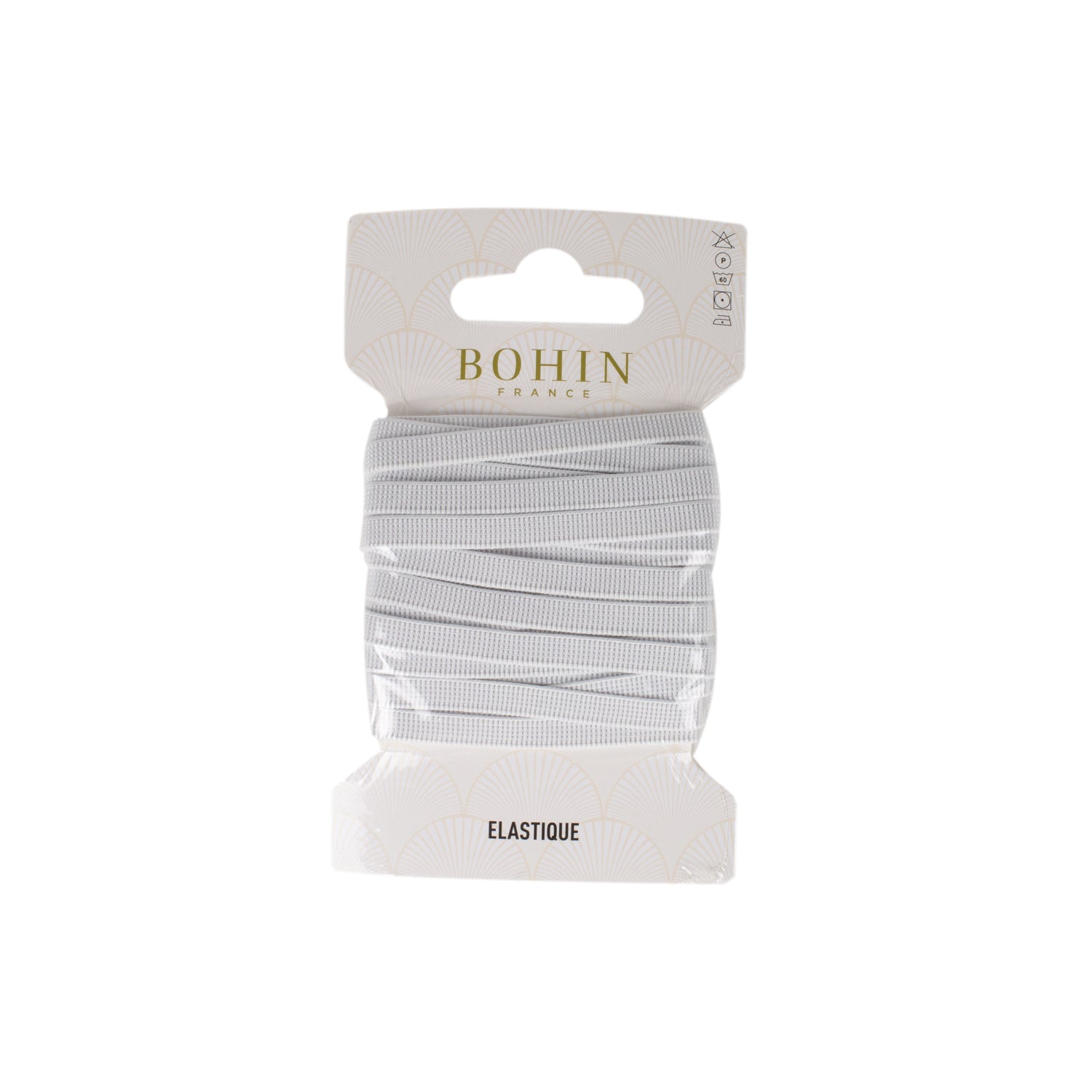 Bohin Élastiques blanc enfant 5 mm x 3 m souple