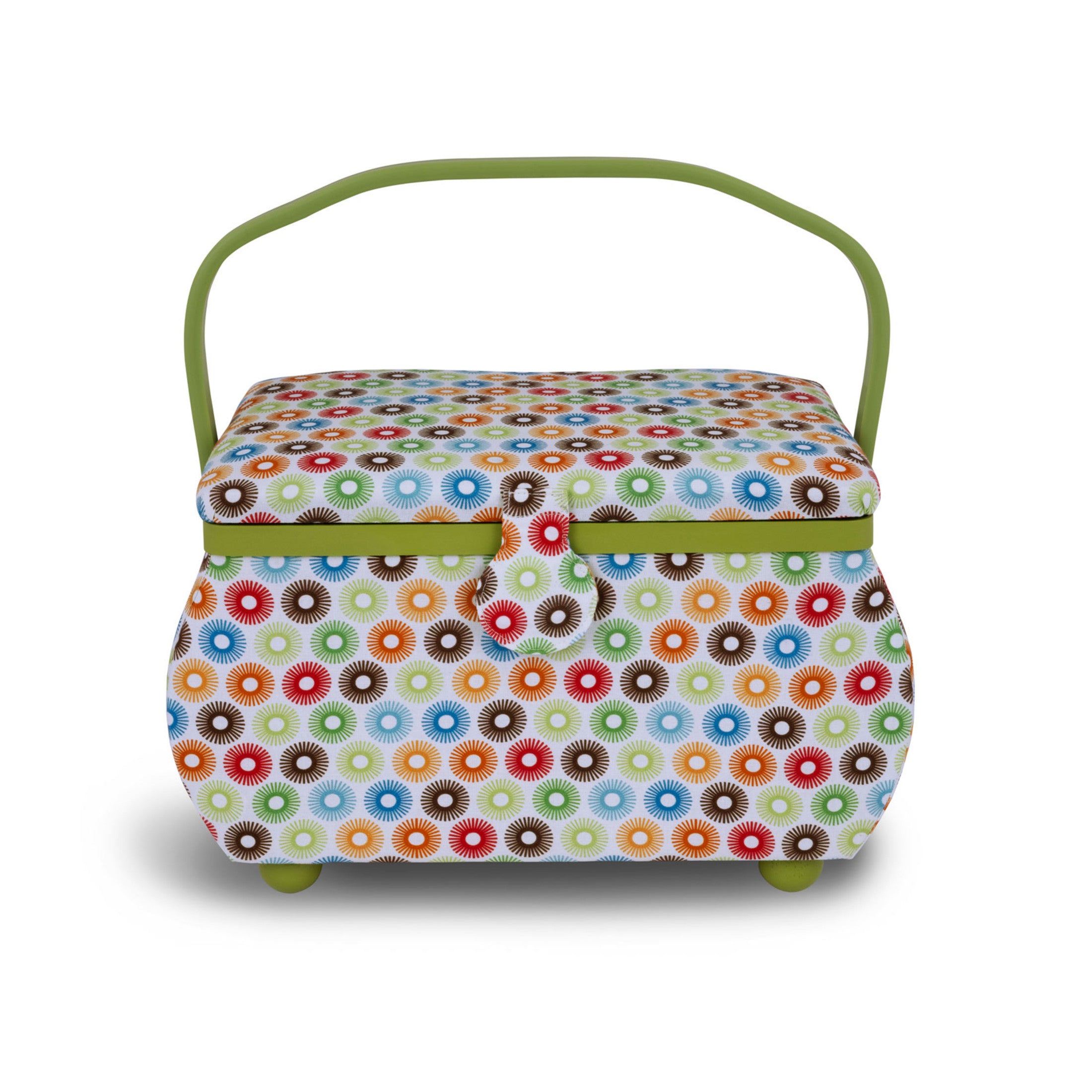 Dritz Panier Couture Grand Rétro Multicolore 32cm Boîte