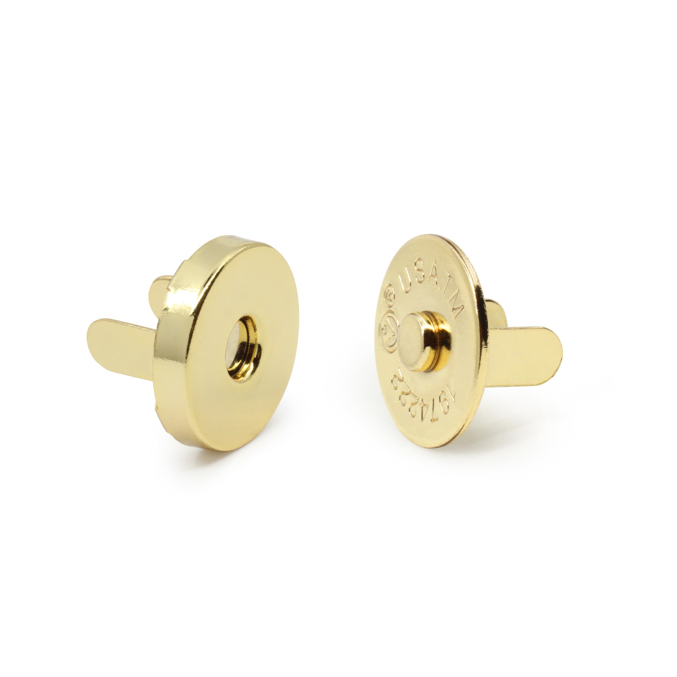Dritz Bouton Magnétique 12 mm Doré 1 Jeu