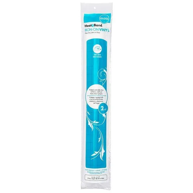 HeatnBond Iron-On Vinyl vinyle thermocollant brillant 43cm x 1,8m