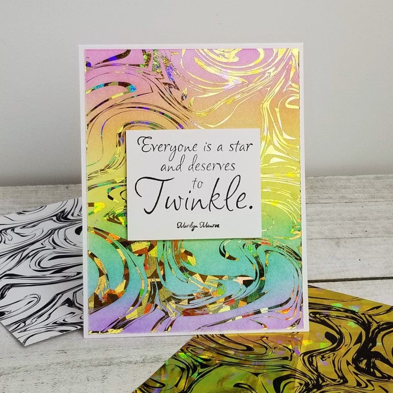 Deco Foil Design Haven carte toner A2 8 feuilles à foiler