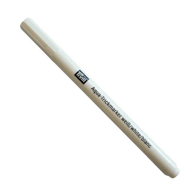 Prym Aqua marker blanc feutre effaçable tissu sombre