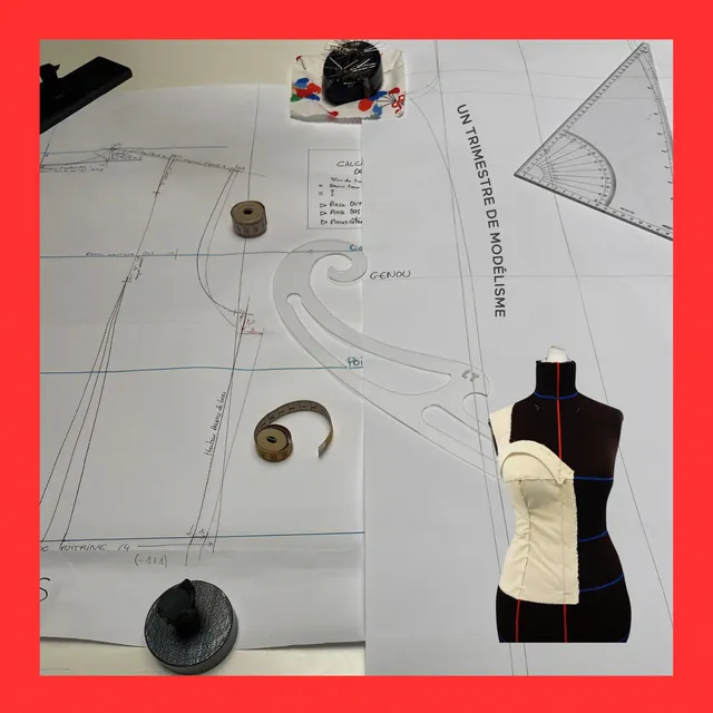 La Textilerie Modélisme Trimestre découverte coupe moulage