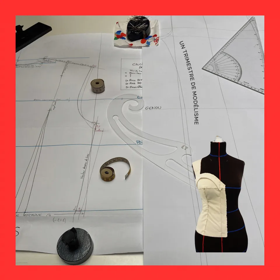 La Textilerie Modélisme Trimestre découverte coupe moulage