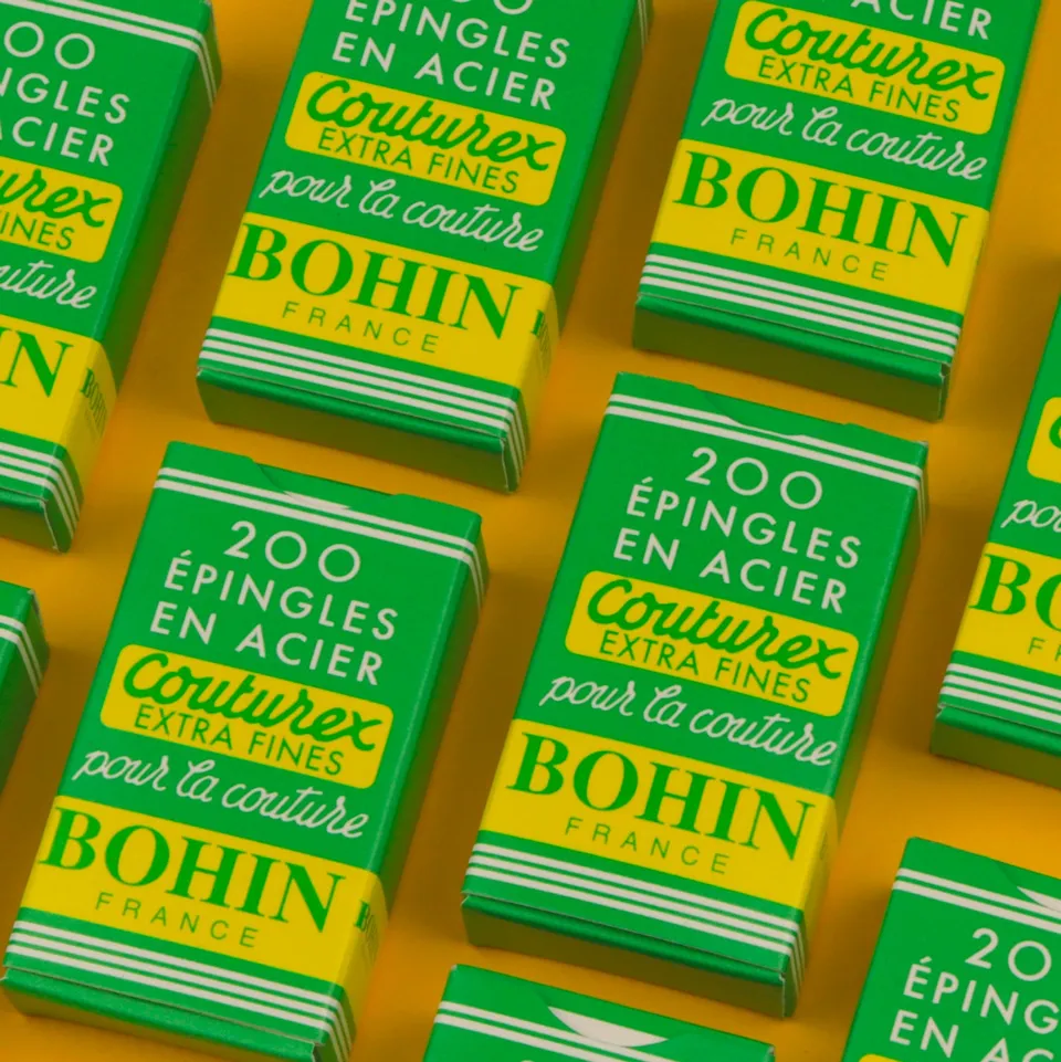 Bohin EC4 N°4 épingles couture 200 pcs 30 mm