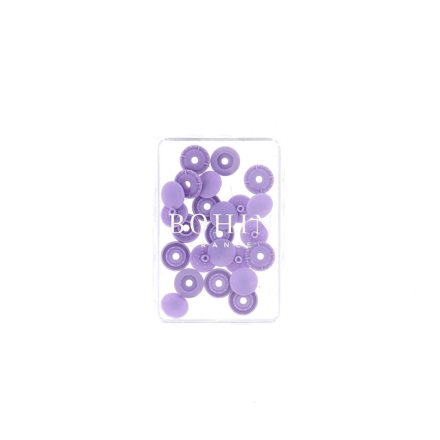 Bohin Pressions magiques bouton pression 9 mm mauve