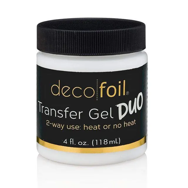 Deco Foil Transfer Gel Duo 4 oz sans chaleur