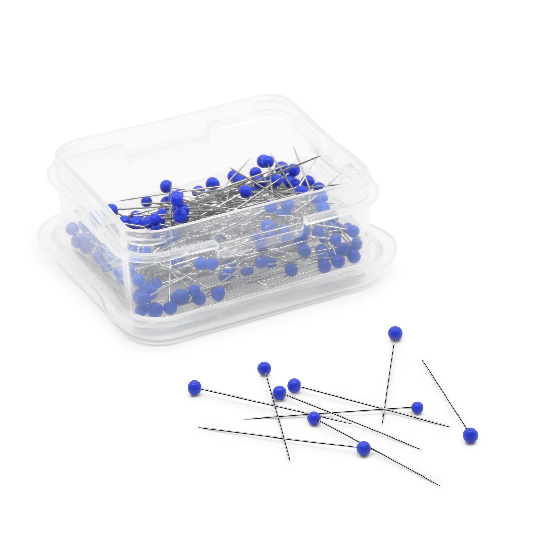 Dritz Pins épingles tête verre ultra-fines bleues 1-3/8" 150 pc