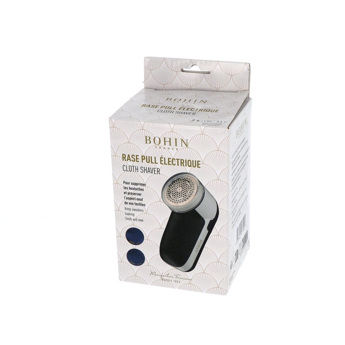 Bohin rase-pull anti-bouloches électrique lainages