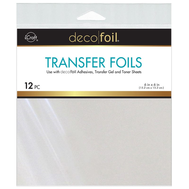HeatnBond Deco Foil feuille transfert foil Blizzard 12 pcs