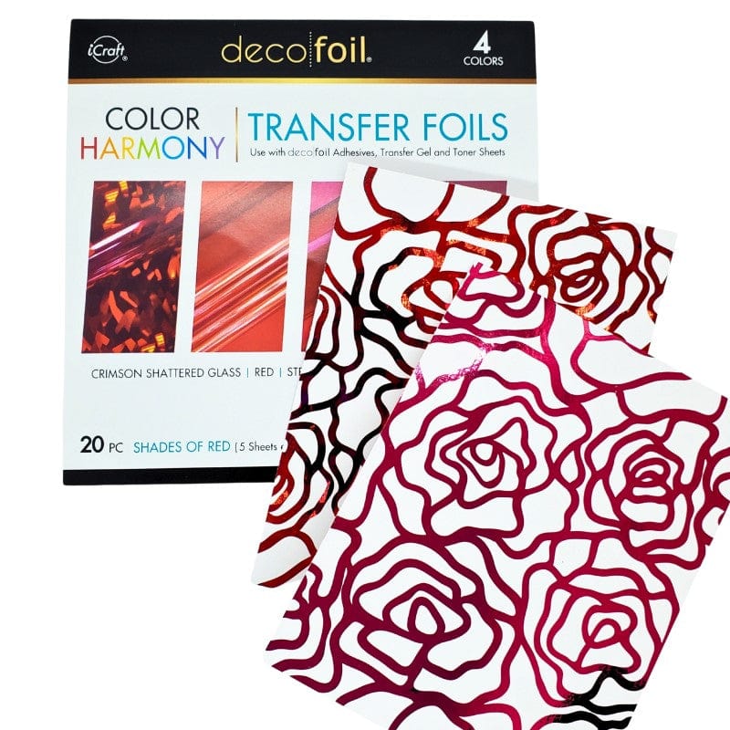 HeatnBond Deco Foil carte toner Bold Blooms A2 x8