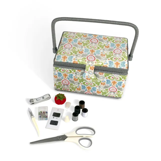 Dritz panier couture moyen garni 13 pièces mercerie