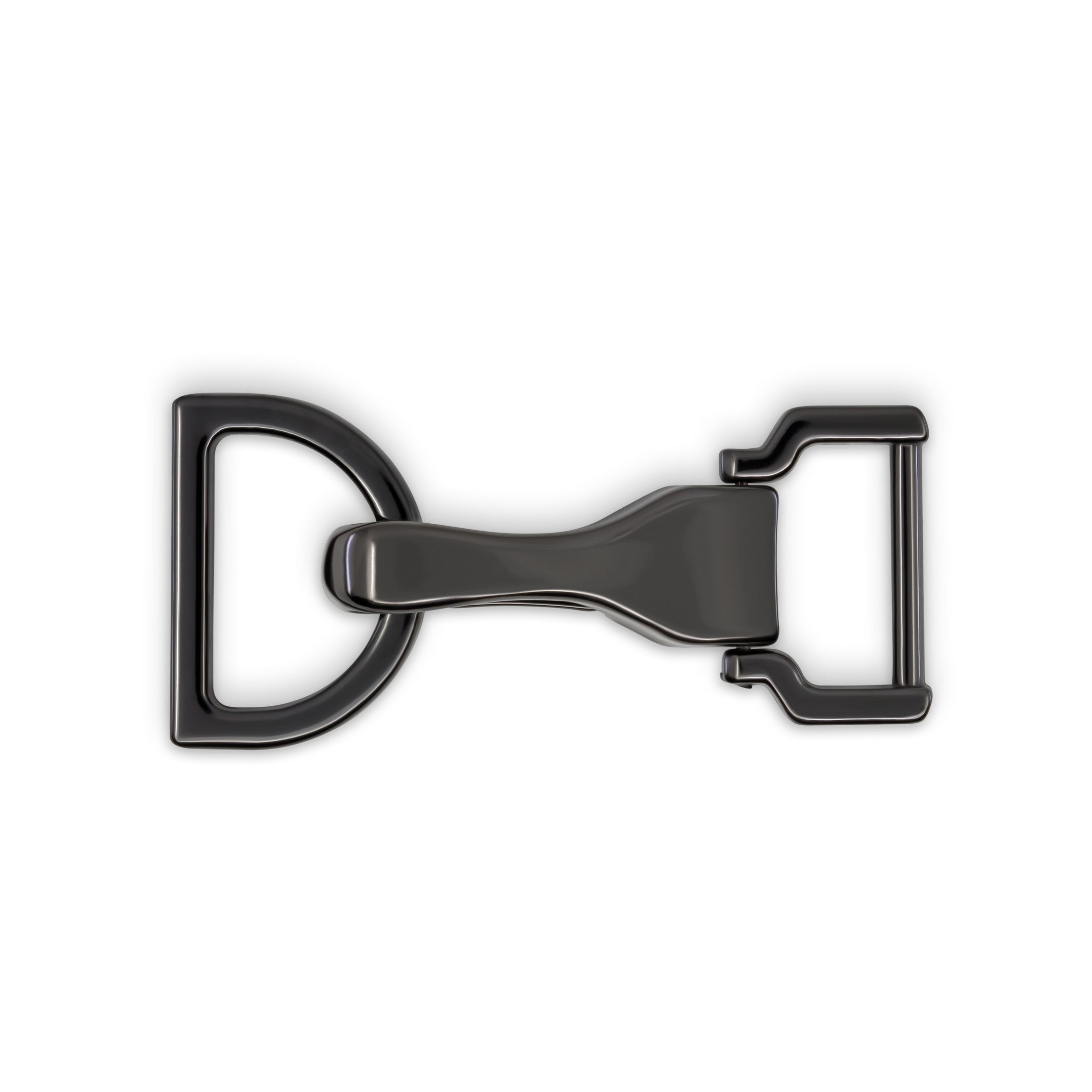 Dritz mousqueton sac + anneau en D nickel sangle 25 mm