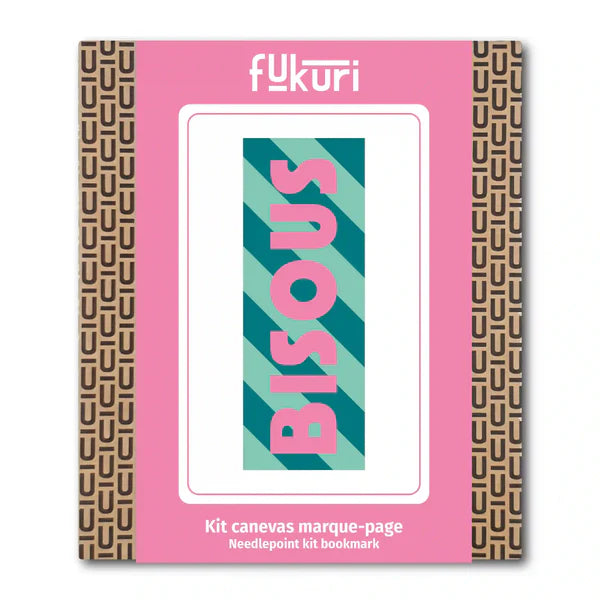 Bohin Bisous kit canevas marque-page débutant