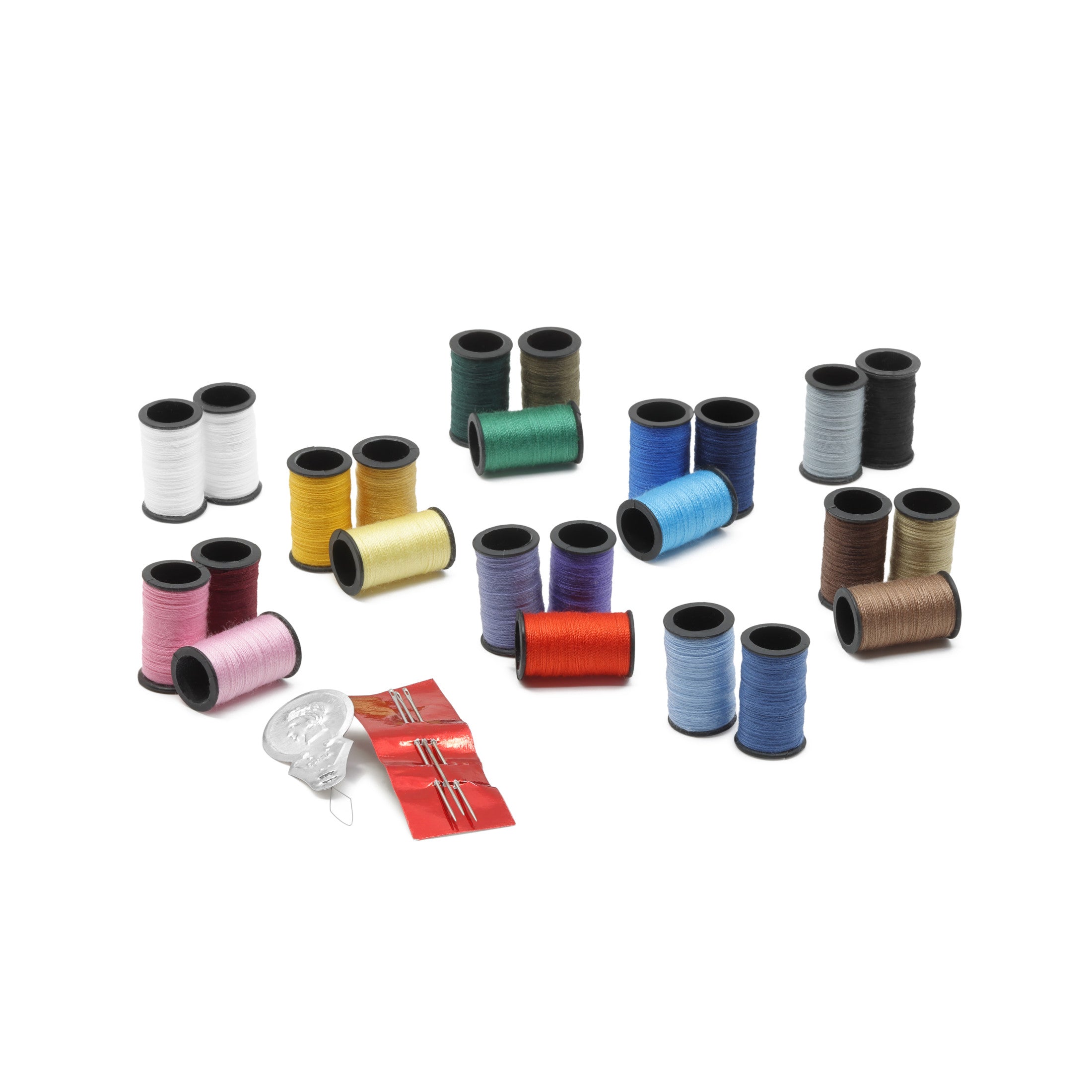 Dritz 540 fil à coudre polyester 24 bobines + aiguilles réparation