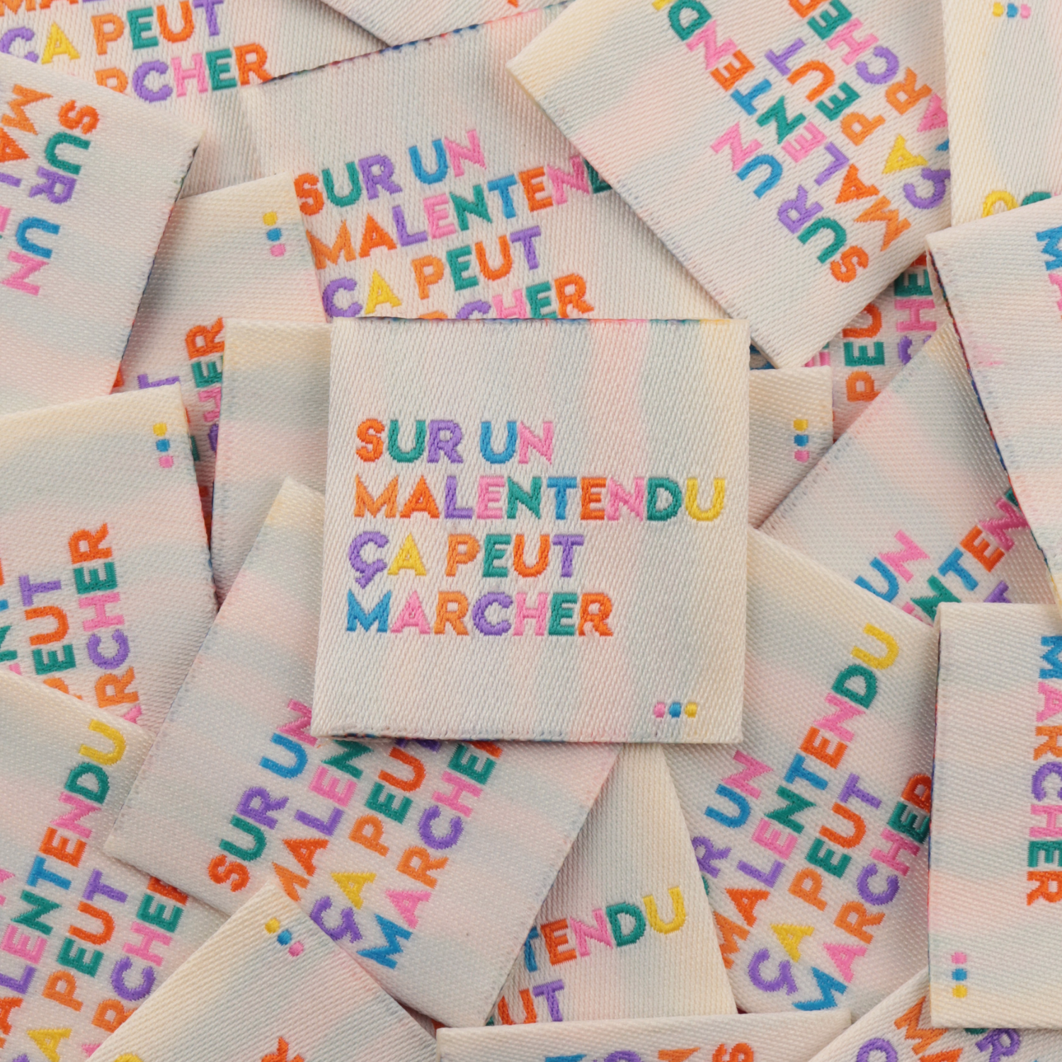 Bohin Étiquettes à coudre Sur un malentendu étiquette 3,5 cm