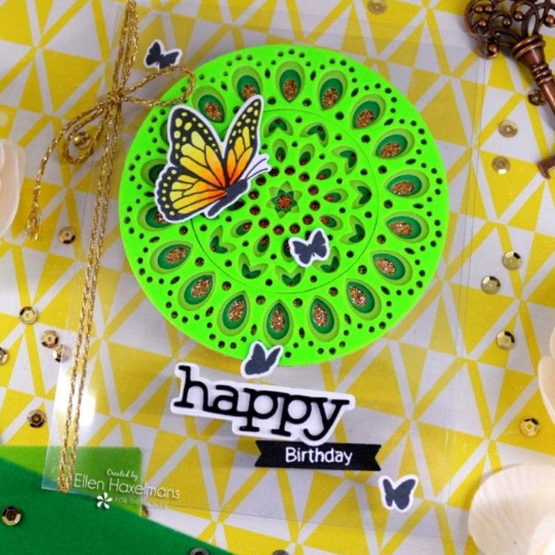 Rina K. Designs Neon Flock Screamin Green feuille velours 6 feuilles
