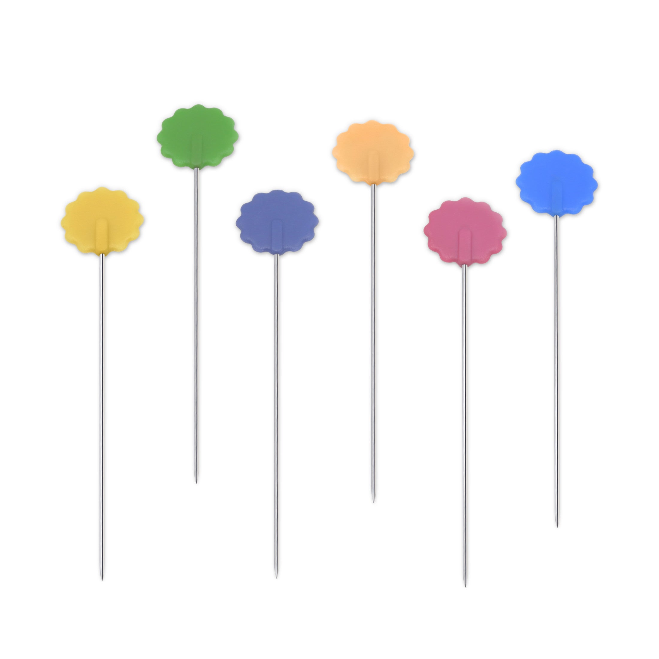 Dritz épingles fleur plates assorties x50