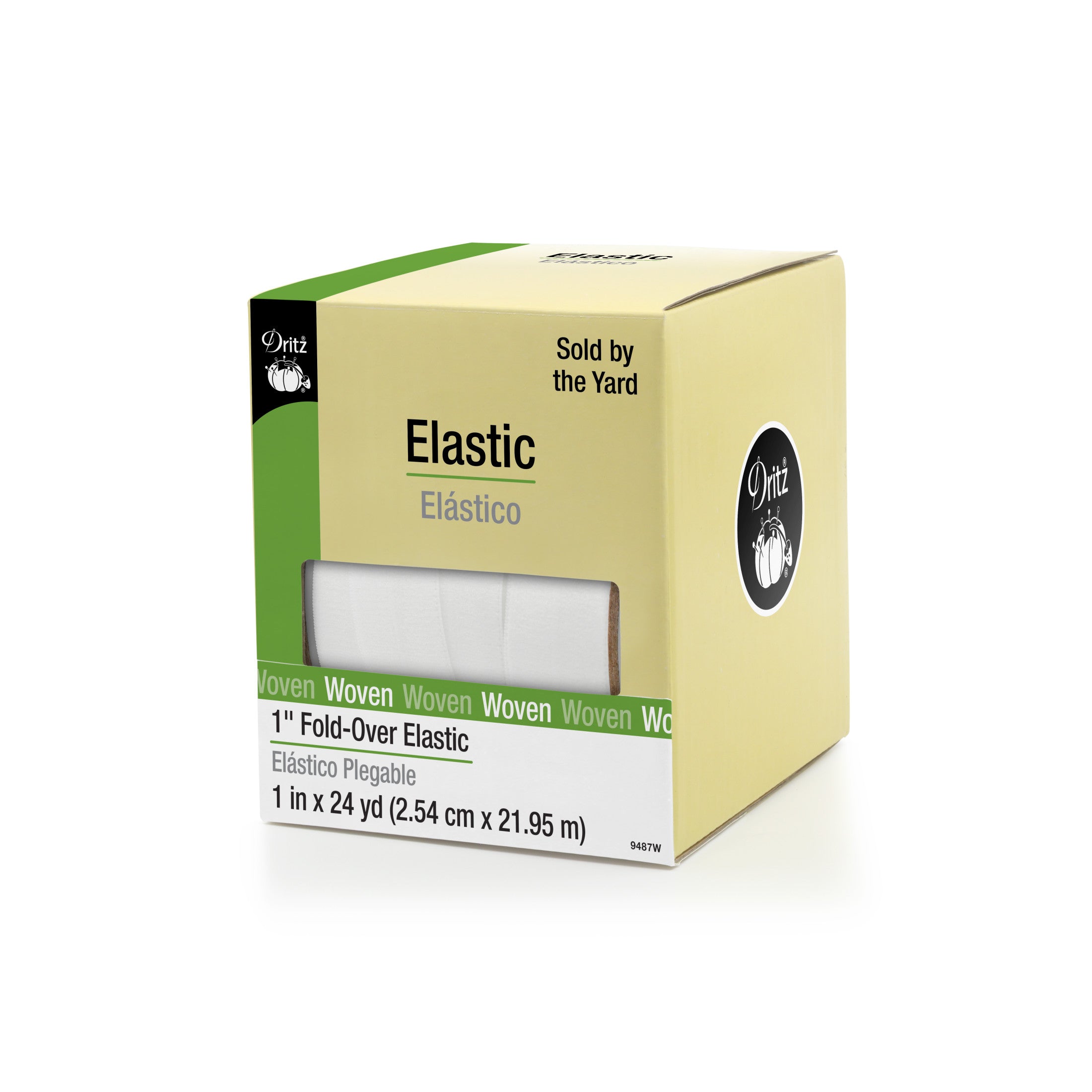 Dritz Élastique Biais Blanc 25 mm 7 Yards Couture