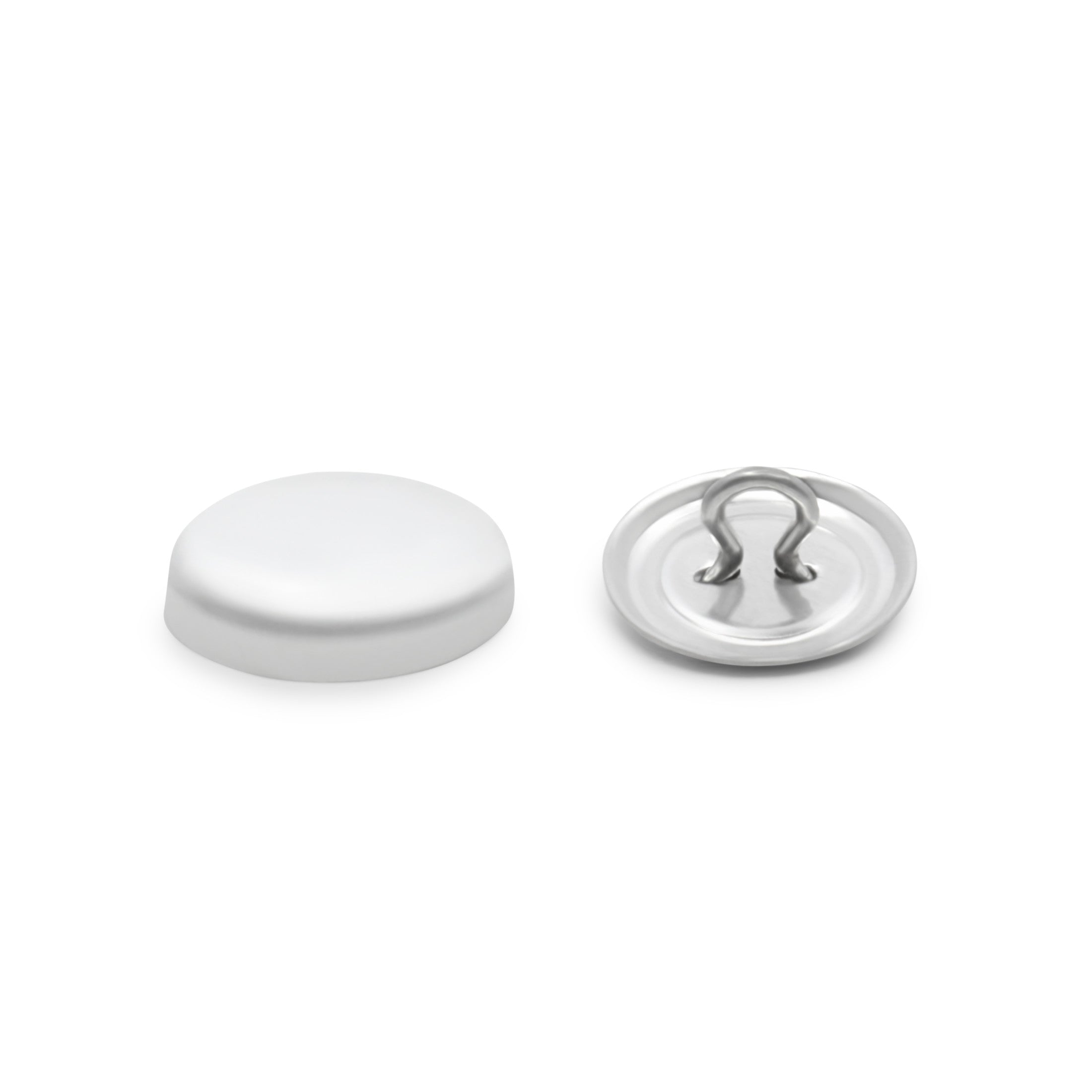Dritz Recharge Boutons à Recouvrir 15 mm Argent Tissu