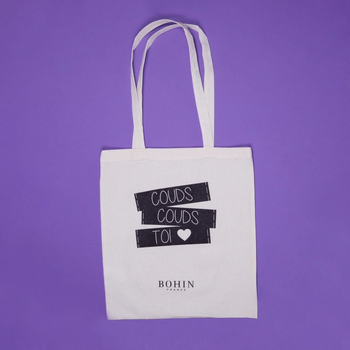 Bohin Tote Bag Couds couds toi coton 38x42 cm