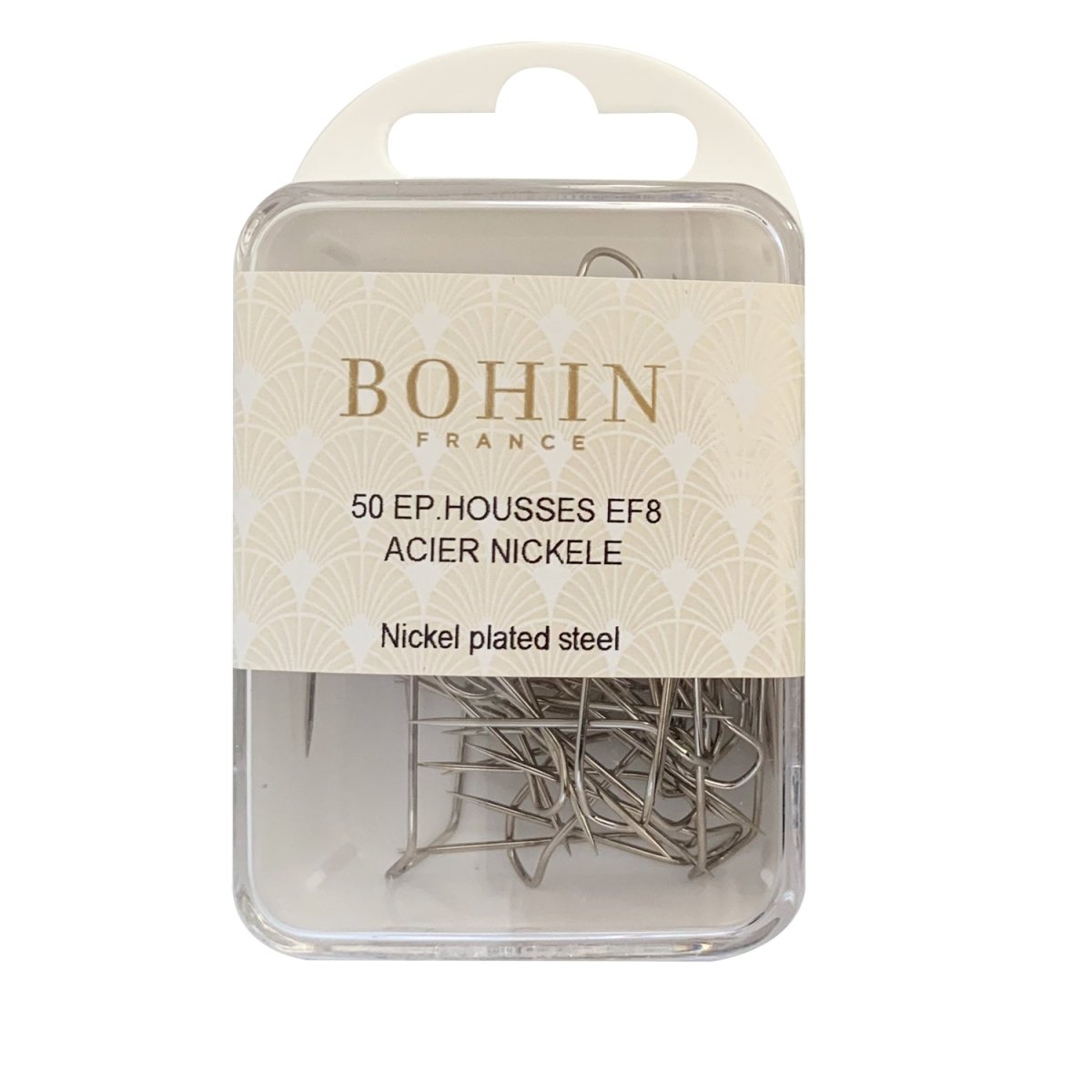 Bohin Épingles fourches 30 mm acier boîte 50