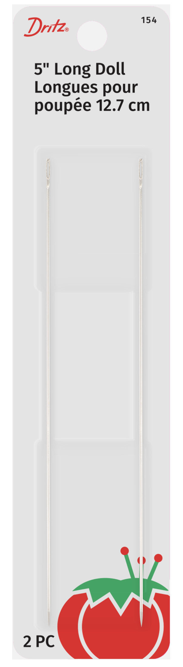 Dritz 154 Aiguilles Poupée Longues 127 mm x2