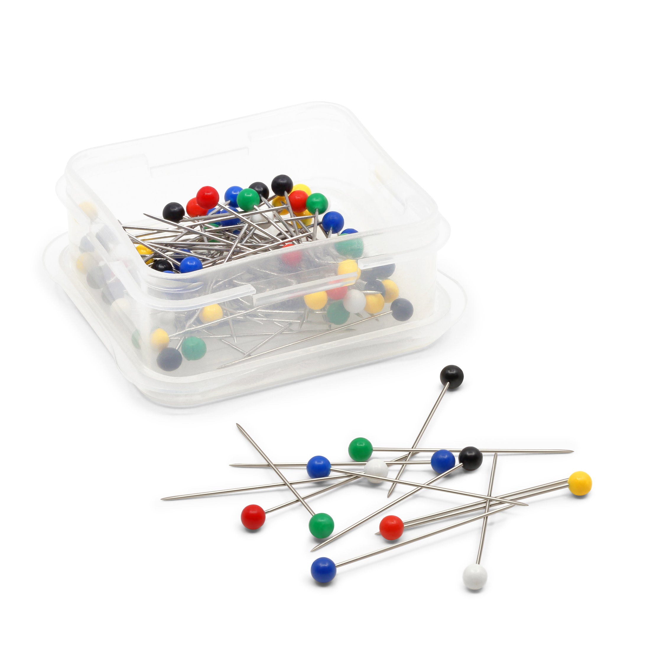 Dritz Épingles Tête Boule Couleur 38mm x75 inox
