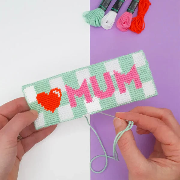 Fukuri Love Mum kit canevas marque-page débutant