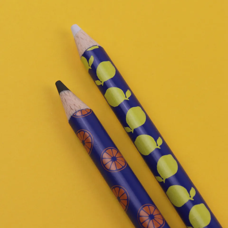 Bohin Dolce Vita crayon craie Citrons mine blanche tissu