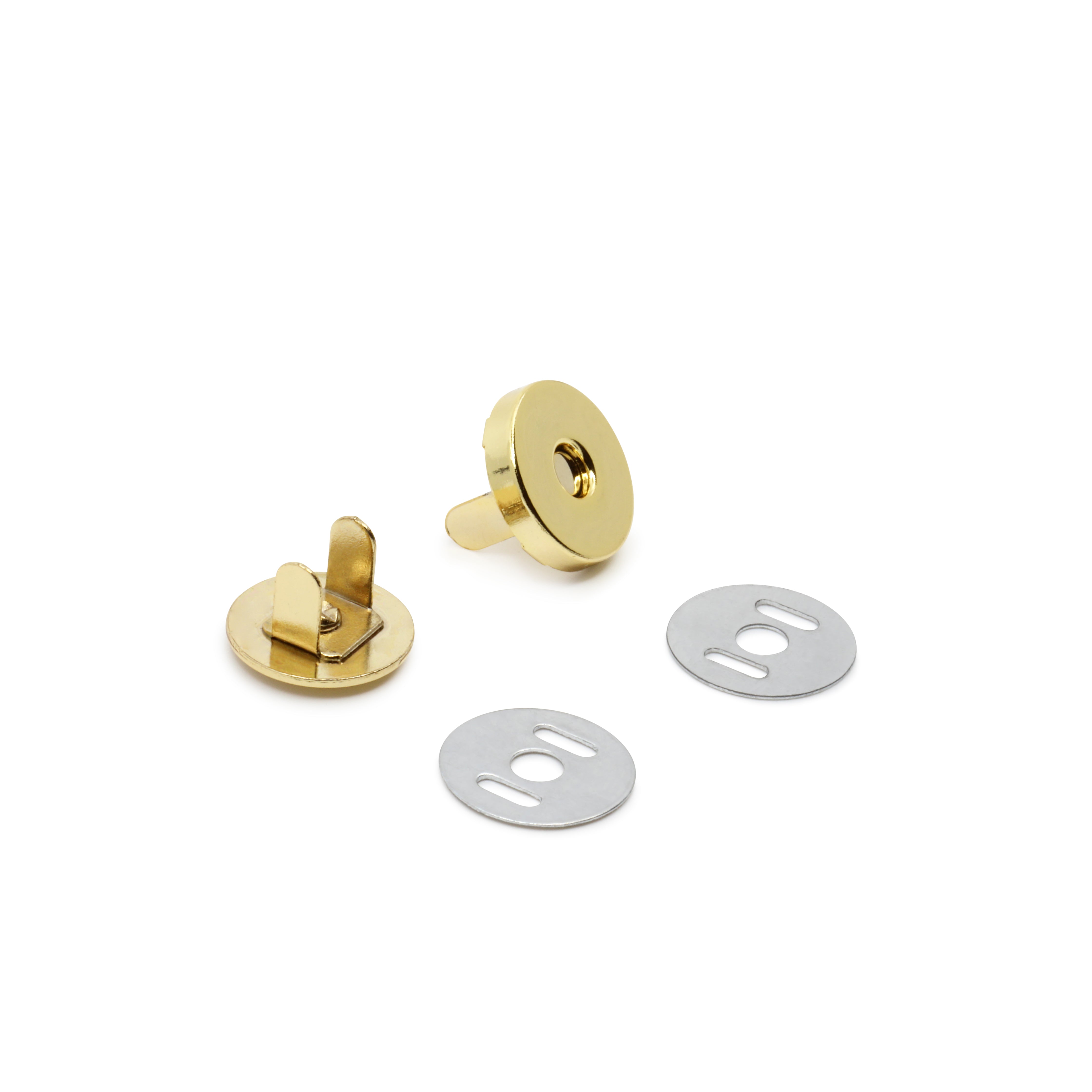 Dritz Bouton Magnétique 12 mm Doré 1 Jeu