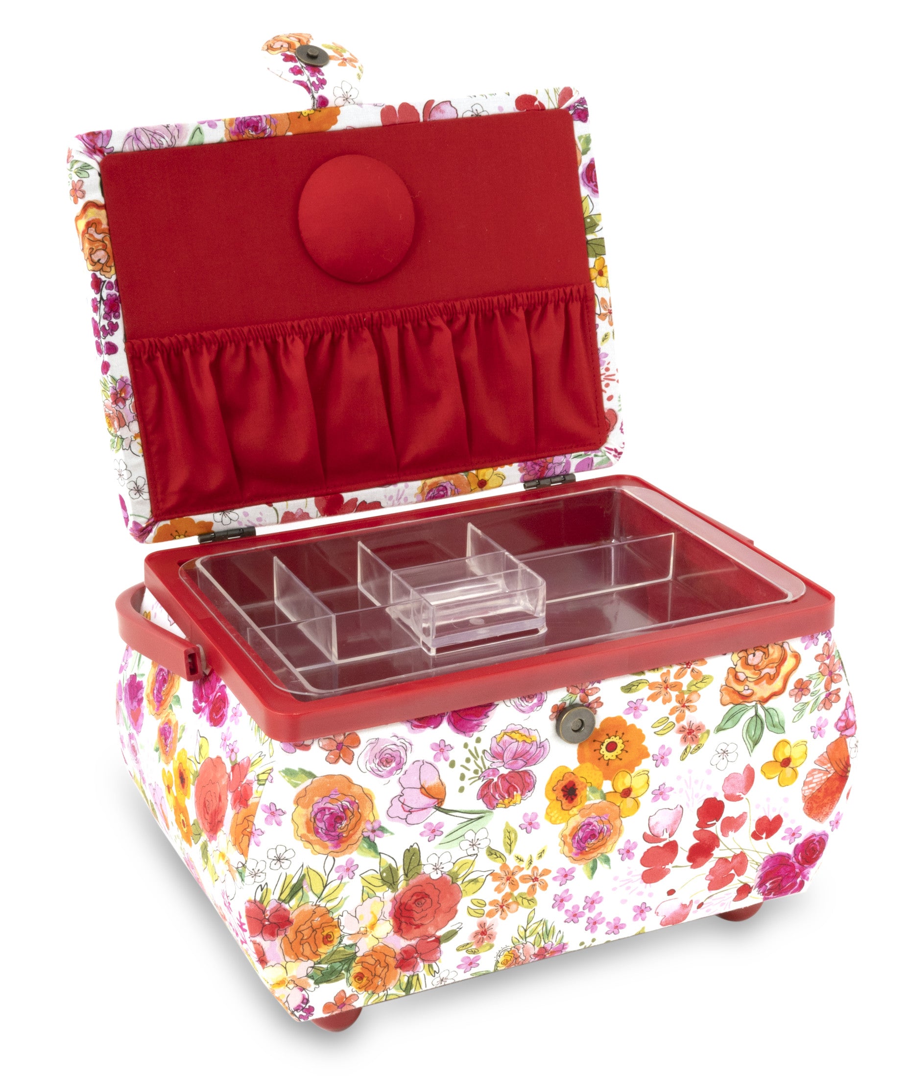 Dritz Panier Couture Grand Rétro Multicolore 32cm Boîte