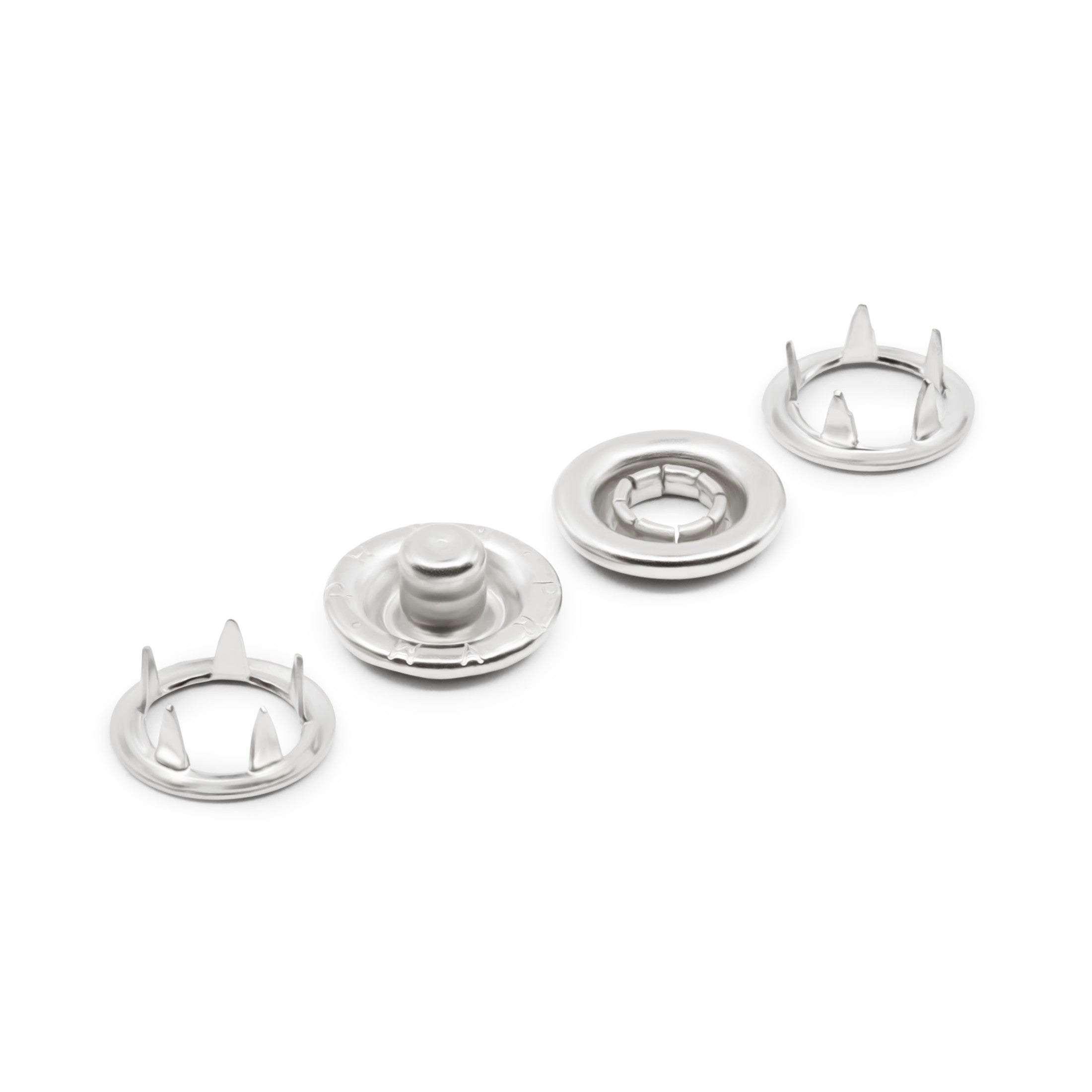 Dritz BK117 boutons pression nickel 11 mm 60 jeux