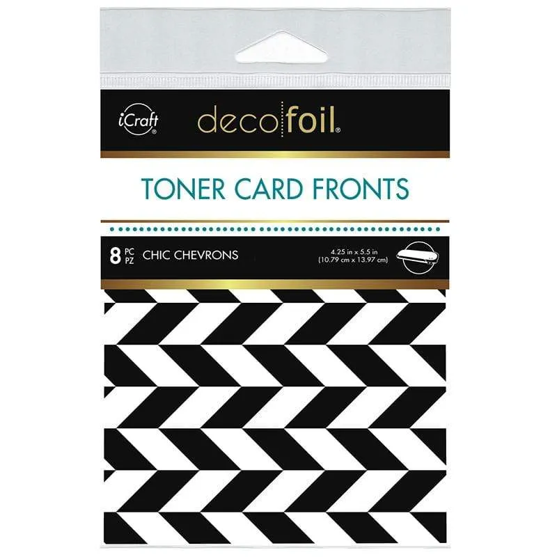 HeatnBond Deco Foil carte toner chic chevrons 8 pièces