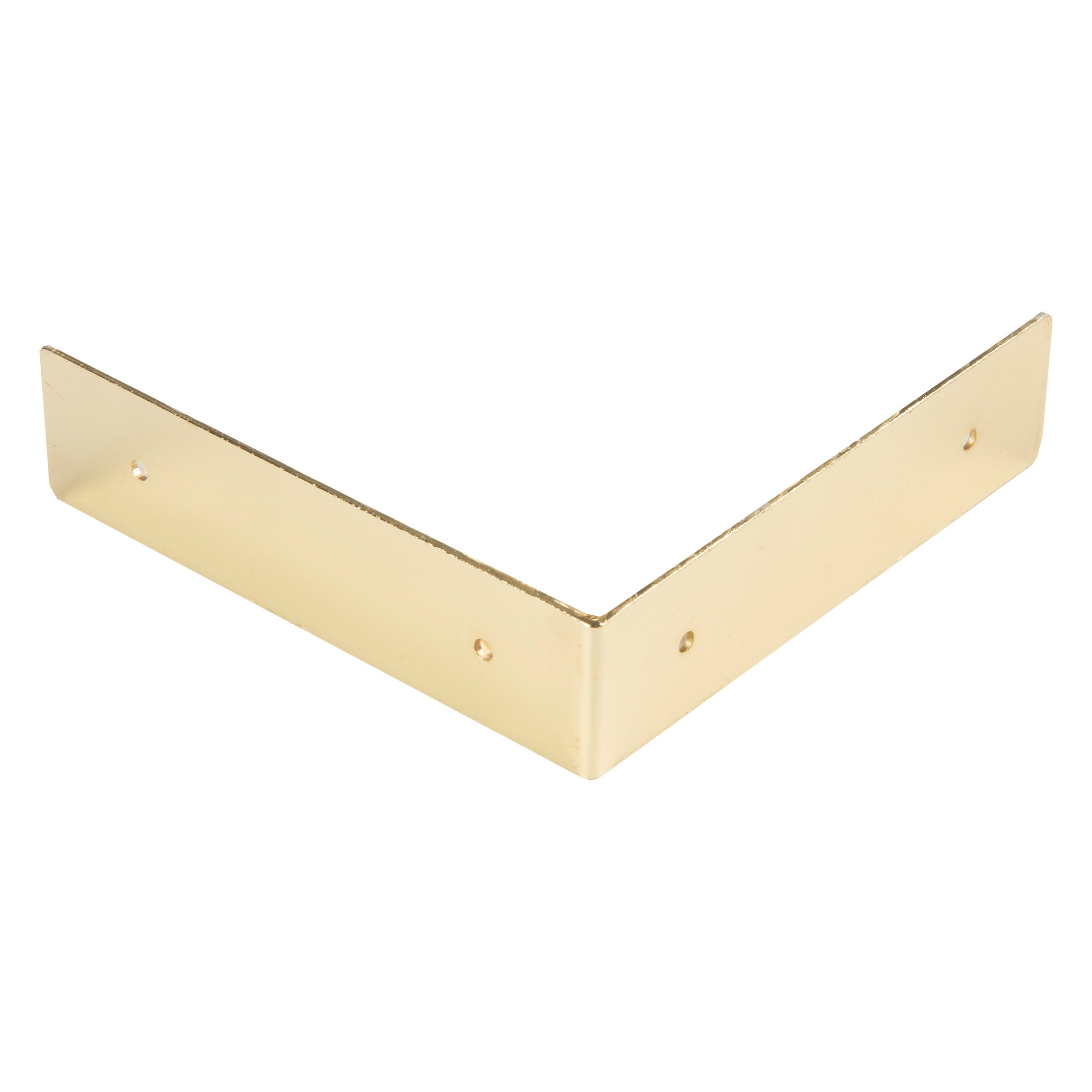 Dritz Home cornière angle métal laiton lisse 8 cm 4 pcs