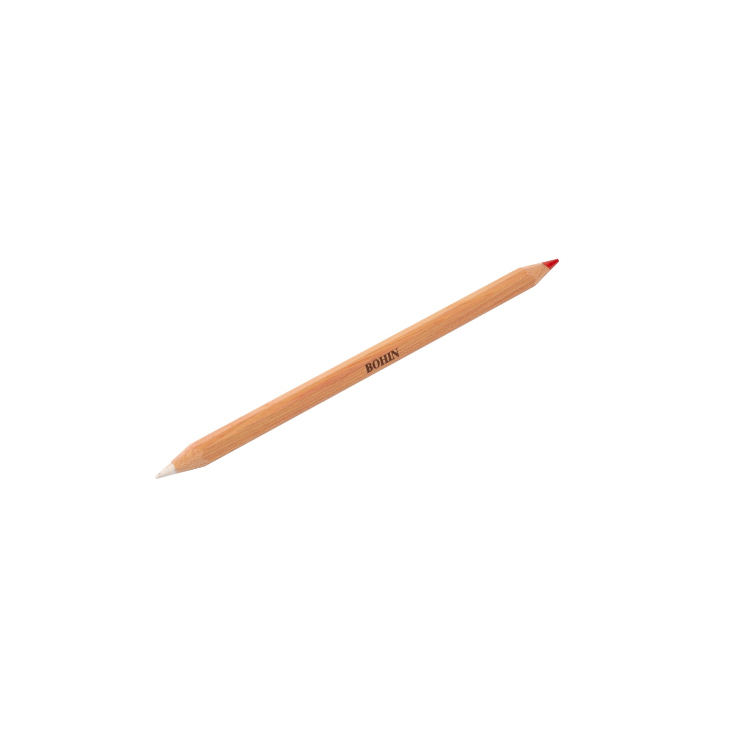 Bohin Marquage Crayon craie bicolore crayon Blanc/rouge effaçable