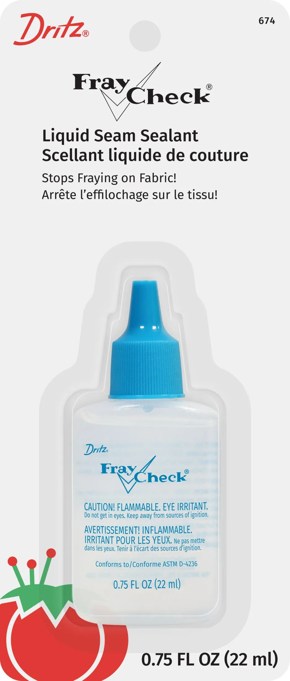 Dritz Adhesives Fray Check colle anti-effilochage 22,5 ml