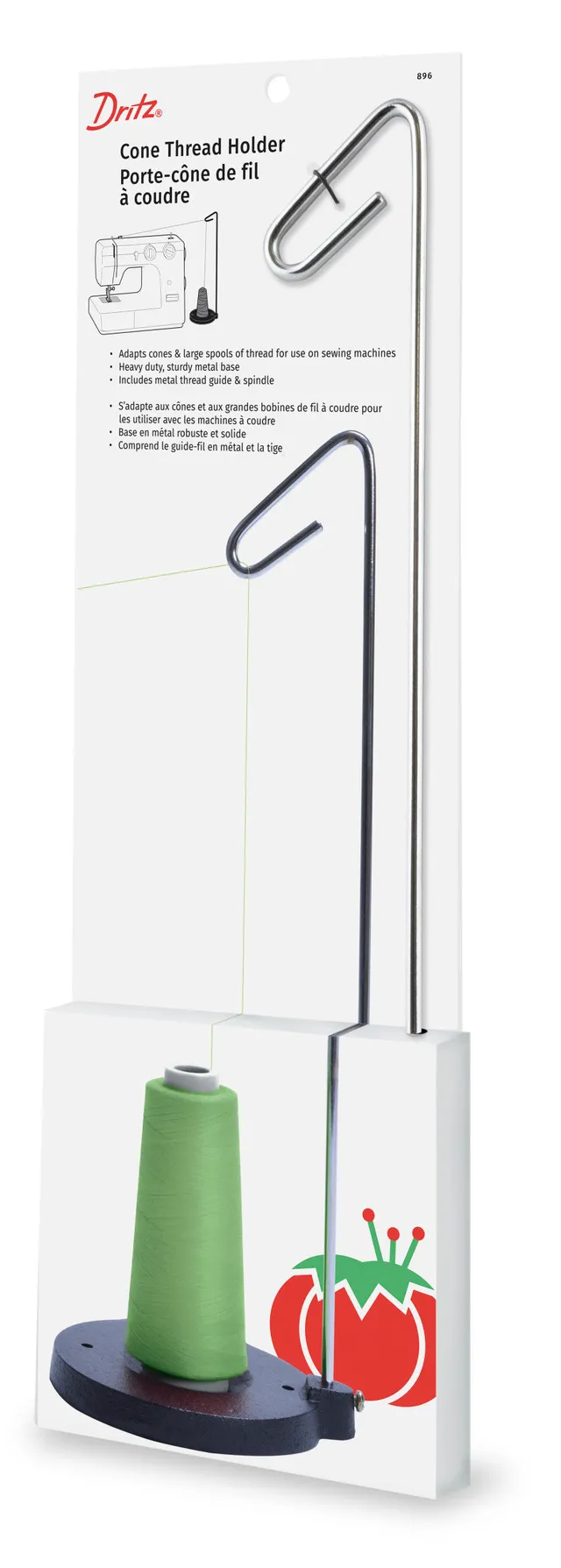 Dritz Porte-Cône Fil Métal Robust pour Machine 896